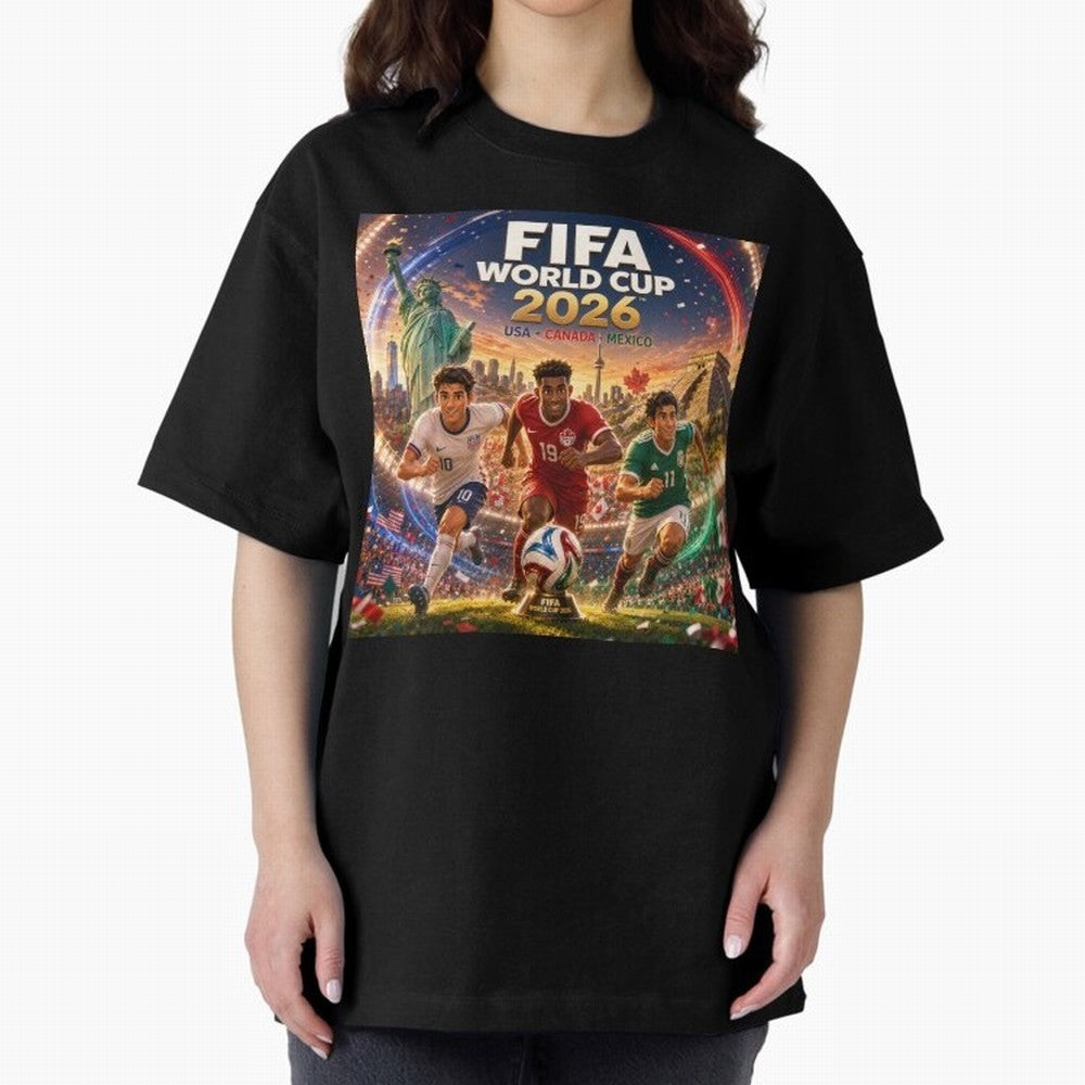 Road to 2026 Football #football 2026 Classic T-Shirt Join the Countdown to Global Football Passion for FIFA World Cup 2026 Group Stage, Connected to Haaland, Argentina and Brazil, Football History, Final Match Energy, Crowd Noise and Once in a