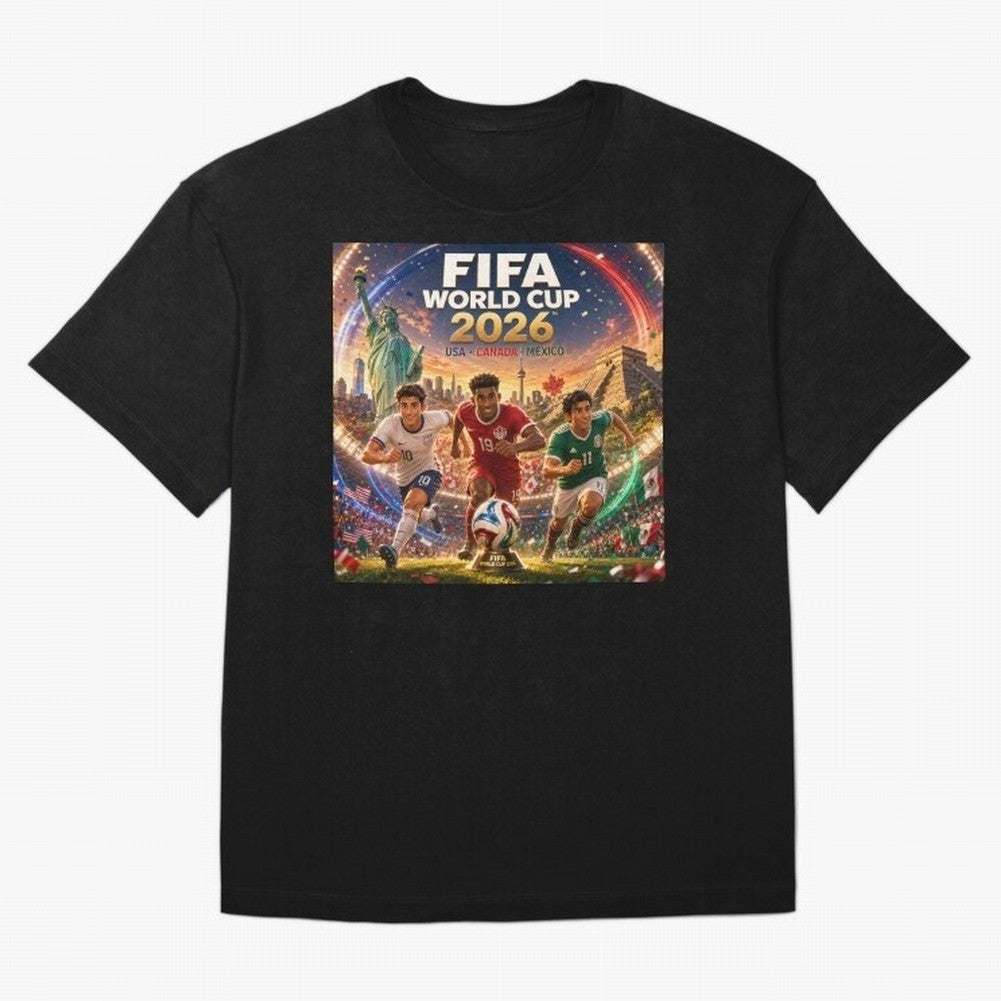 Road to 2026 Football #football 2026 Classic T-Shirt Join the Countdown to Global Football Passion for FIFA World Cup 2026 Group Stage, Connected to Haaland, Argentina and Brazil, Football History, Final Match Energy, Crowd Noise and Once in a
