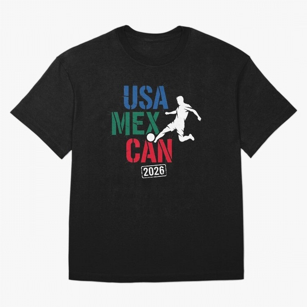2026 Soccer Player USA Canada Mexico 26 Dark Classic T-Shirt Back the Journey through FIFA World Cup 2026 Spirit, Celebrating England, France and Netherlands, Messi, Goal Celebration Energy, Supporter Heritage, Football Icons and Worldwide