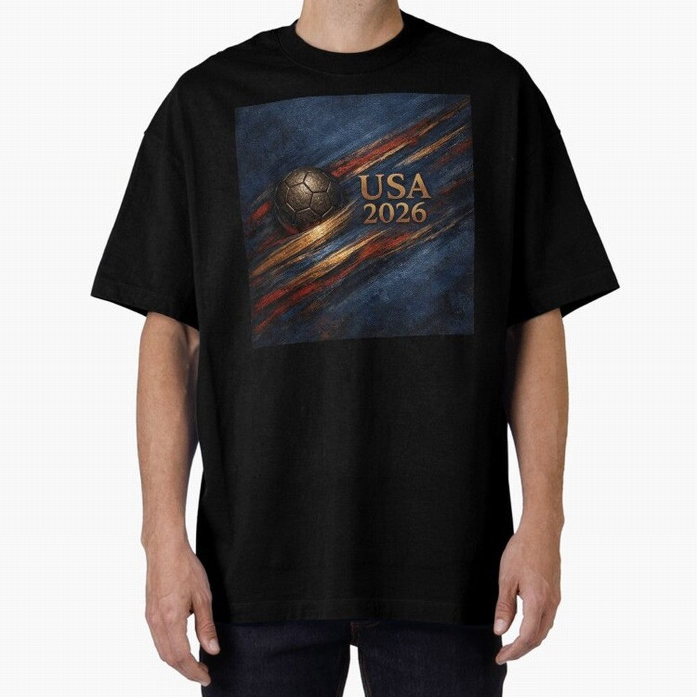 Bronze Inspired USA 2026 Soccer Theme Classic T-Shirt Make Every Match About FIFA World Cup 2026 Group Stage Spirit, Celebrating Brazil, Portugal and Argentina, Messi and Cristiano Ronaldo, Goal Celebration Energy, Supporter Heritage, Football