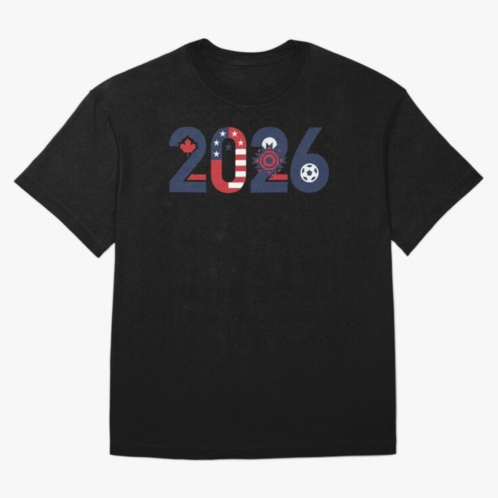North America Soccer 2026 - Three Nations Fan Art Classic T-Shirt Experience the FIFA World Cup 2026 Journey through Messi and Cristiano Ronaldo Highlights, England, France and Netherlands Pride, Global Supporter Spirit, Legendary Goals, National