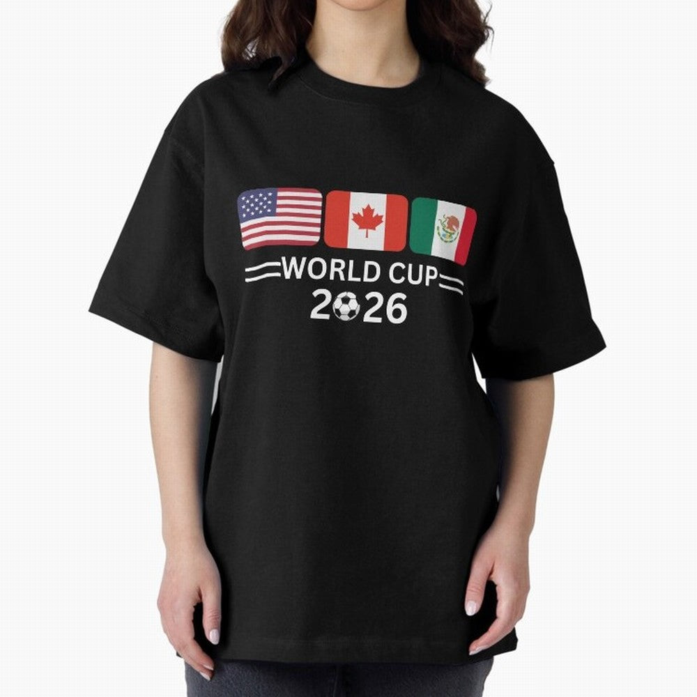 Football World Cup 2026 USA Canada Mexico Soccer & Football Fan Classic T-Shirt Represent the Passion of Match Day Hype around FIFA World Cup 2026 USA Canada Mexico, Cristiano Ronaldo, Haaland and CR7, England, Global Supporter Spirit, Legendary