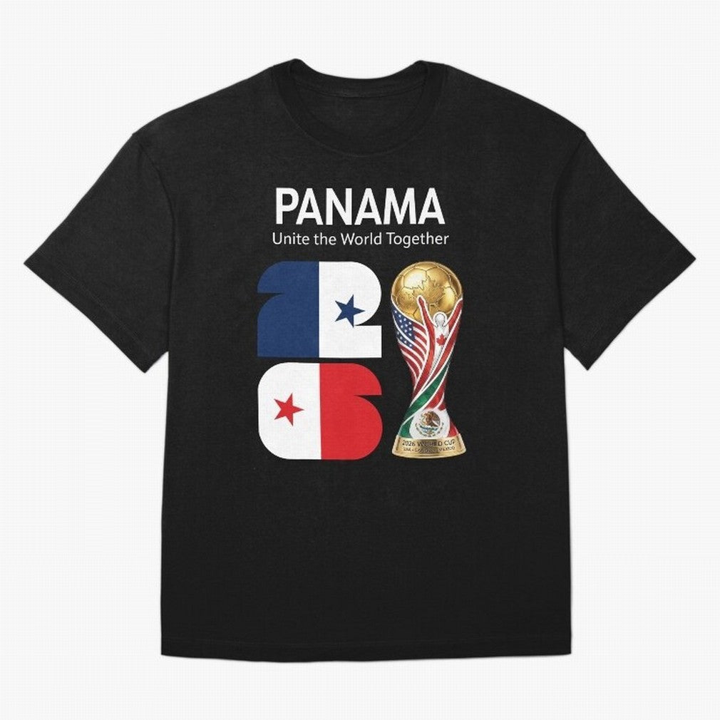 World Cup 2026, IMG 027, PANAMA 002 Classic T-Shirt Honor the Football Icons of FIFA World Cup 2026 Spirit, Featuring England, Messi, Vintage Soccer Flavor, Modern Football Stars, National Flags and Final Night Emotion; Great for Watch Parties,