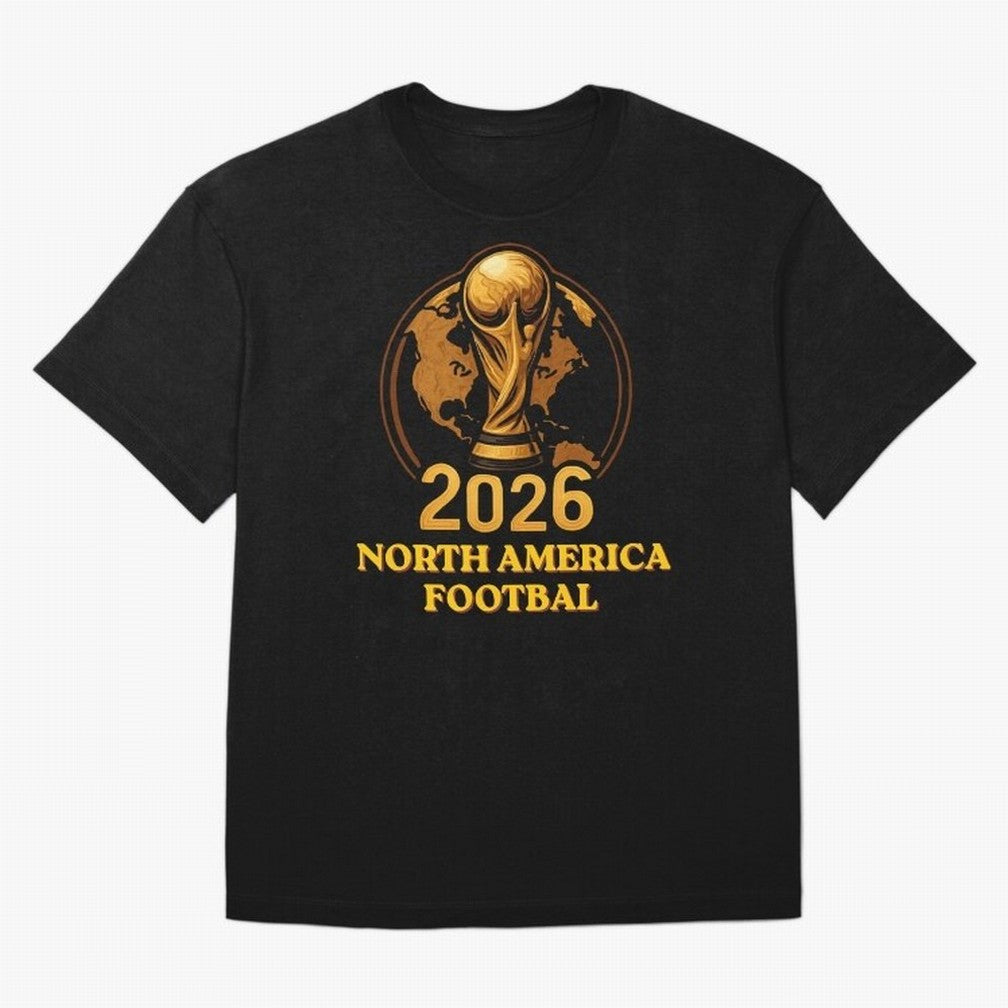 Soccer 2026 North America Football Fan Gift Shirt Classic T-Shirt Support the FIFA World Cup 2026 Group Stage Journey through Messi and Cristiano Ronaldo Highlights, Brazil Pride, Supporter Pride, Iconic Celebrations, Legendary Names and Global