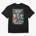 The Cats Football World Cup Classic T-Shirt Remember Iconic Moments from FIFA World Cup 2026 Group Stage for Fans of Haaland and Mbappe and Spain, Bringing Supporter Pride, Iconic Celebrations, Legendary Names and Global Match Day Energy; Ideal for