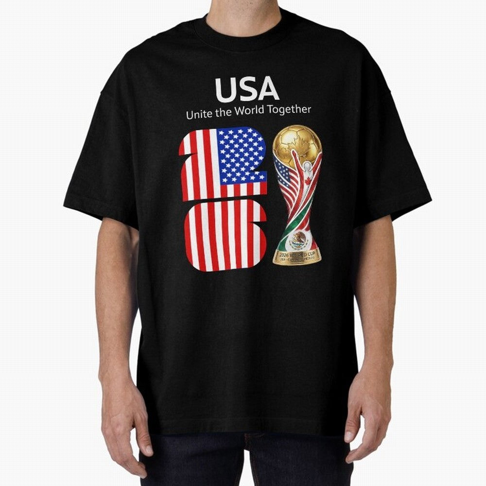 World Cup 2026, IMG 021, USA 002 Classic T-Shirt Stand with FIFA World Cup 2026 USA Canada Mexico Capturing Mbappe, England and Germany Energy, Soccer Culture, Superstar Moments, National Team Dreams and Competitive Fire; Perfect for Supporters Who
