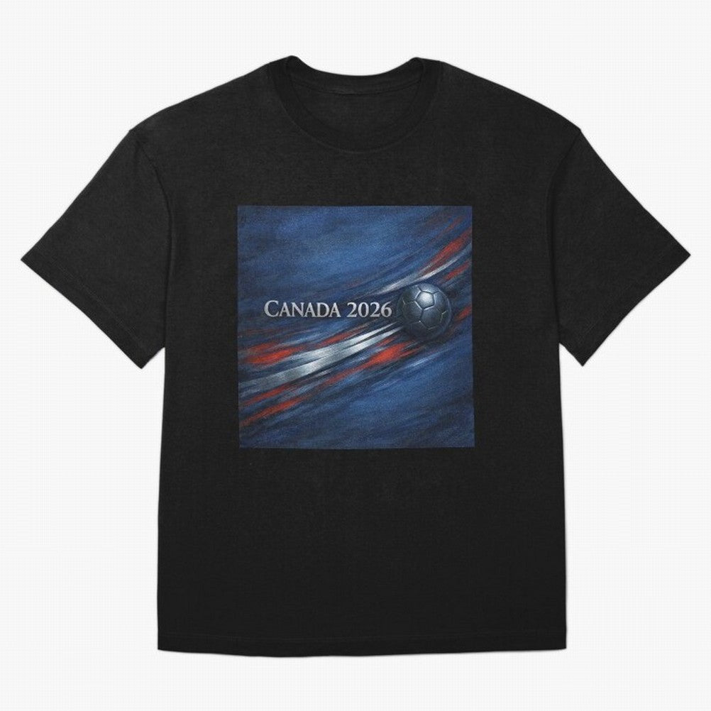 Canada 2026 Soccer Inspired Design Classic T-Shirt Honor the Football Icons of FIFA World Cup 2026 for Fans of Mbappe and France, Bringing Match Day Excitement, Supporter Culture, Golden Goals and Global Football Passion; Ideal for Fans Who Follow