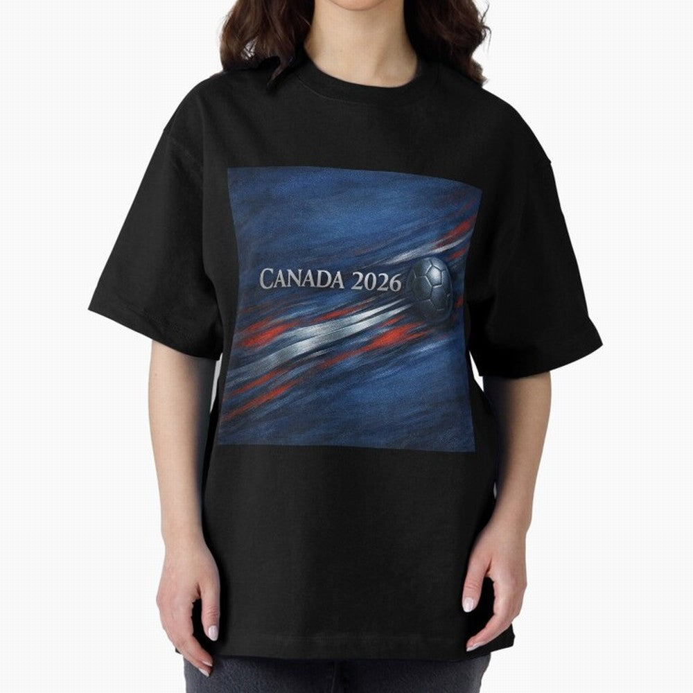 Canada 2026 Soccer Inspired Design Classic T-Shirt Honor the Football Icons of FIFA World Cup 2026 for Fans of Mbappe and France, Bringing Match Day Excitement, Supporter Culture, Golden Goals and Global Football Passion; Ideal for Fans Who Follow