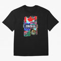 Glitched United 2026 - North America Tournament Emblem Classic T-Shirt Carry the Dream of the FIFA World Cup 2026 Group Stage Journey through Cristiano Ronaldo, Haaland and CR7 Highlights, England Pride, Sports Nostalgia, International Competition,