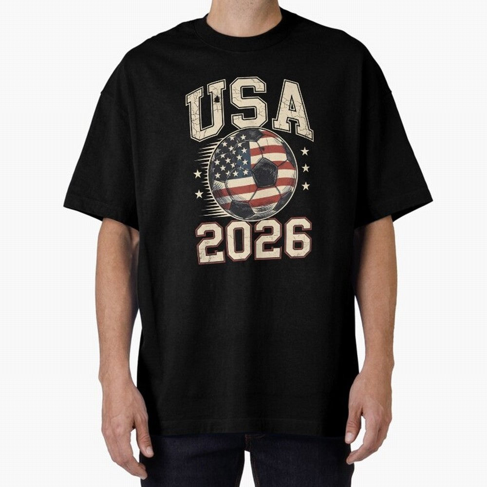 USA 2026 World Cup Soccer Classic T-Shirt Honor the Football Icons of the FIFA World Cup 2026 Group Stage Journey through Neymar, Haaland and Cristiano Ronaldo Highlights, Argentina, France and Brazil Pride, Retro Football Energy, Iconic Rivalries,