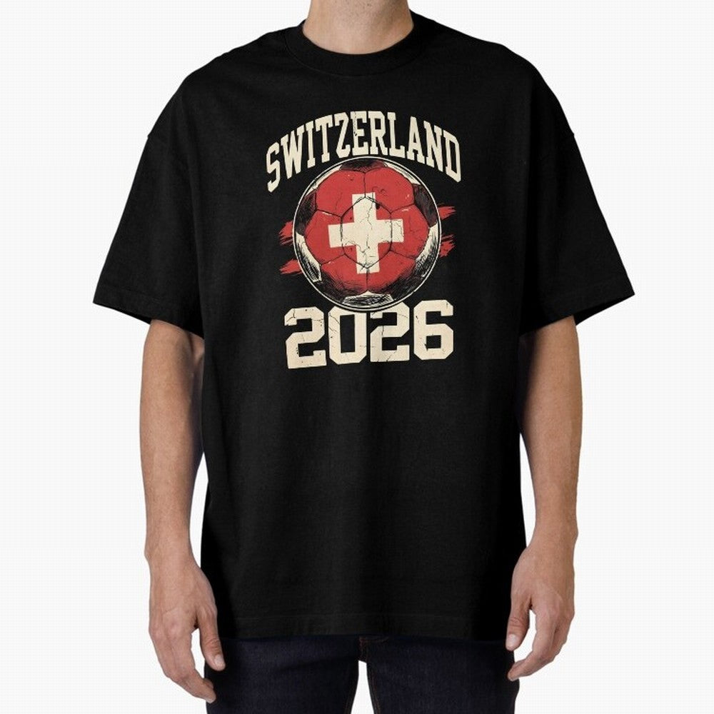 Switzerland 2026 World Cup Classic T-Shirt Feel the Heartbeat of FIFA World Cup 2026 USA Canada Mexico Celebrating Messi, Neymar and Mbappe, Portugal Energy, Fan Favorite Moments, National Team Passion, Big Match Drama and Soccer History; Built for