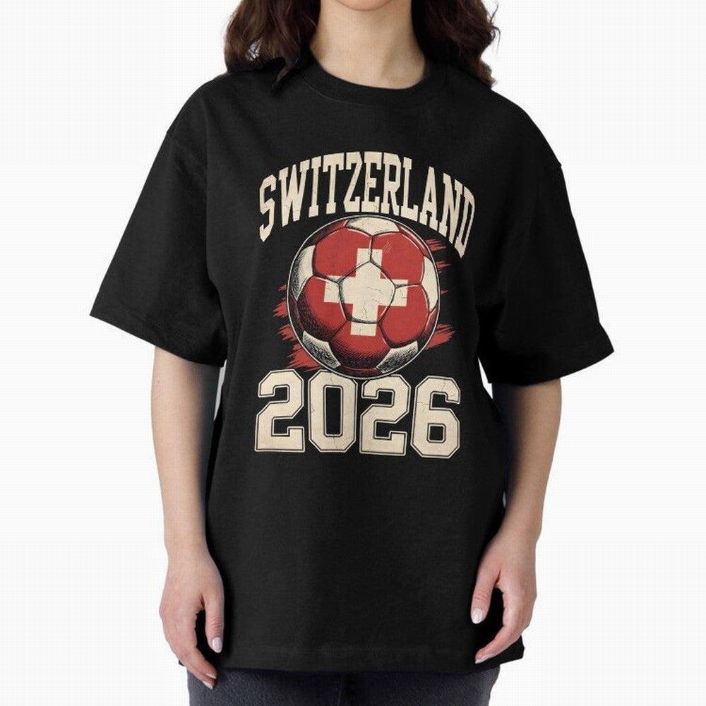 Switzerland 2026 World Cup Classic T-Shirt Celebrate Fan Culture around FIFA World Cup 2026 Group Stage for Fans of Mbappe and Portugal, Spain and Germany, Bringing Tournament Hype, Historic Matchups, Family Viewing Parties and Global Sports Pride;