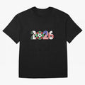 North American Soccer Spirit Team 2026 T-Shirt_82770209 Classic T-Shirt Feel the FIFA World Cup 2026 Group Stage Journey through Messi and Cristiano Ronaldo Highlights, Argentina and Brazil Pride, Match Day Excitement, Supporter Culture, Golden