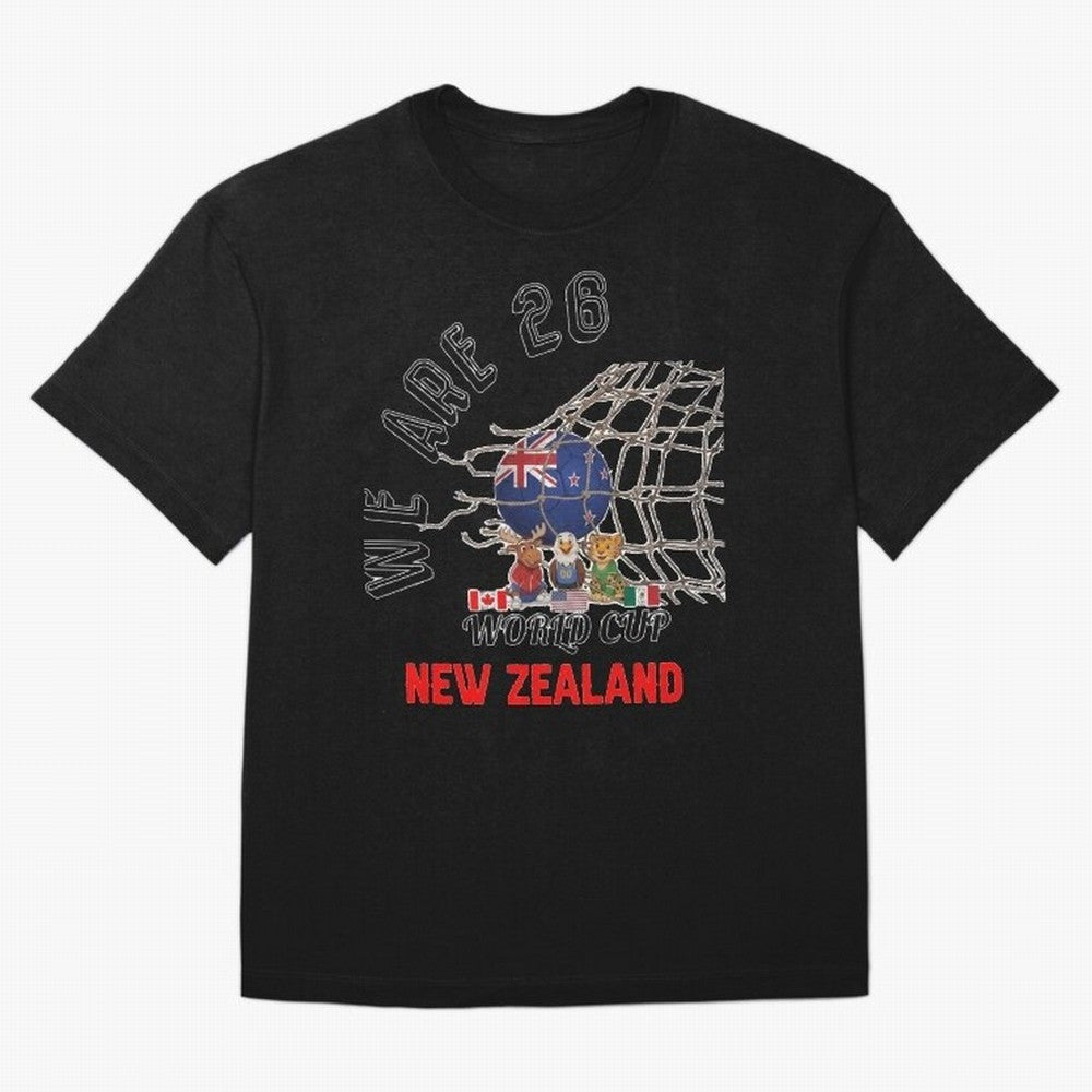 World cup 26 - New Zeland Classic T-Shirt Build FIFA World Cup 2026 Group Stage Connected to CR7 and Messi, Brazil, Portugal and Argentina Energy, Worldwide Fan Energy, Dramatic Goals, Stadium Lights and Championship Celebrations; Ideal for