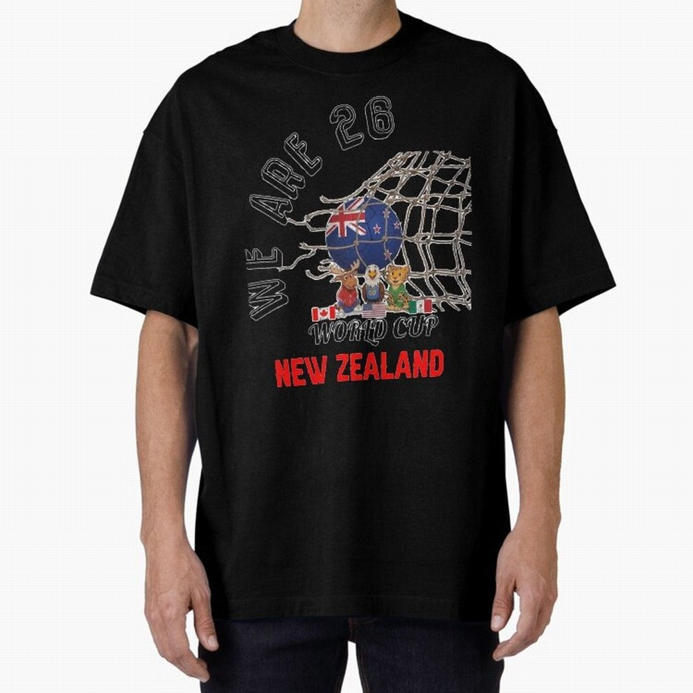 World cup 26 - New Zeland Classic T-Shirt Build FIFA World Cup 2026 Group Stage Connected to CR7 and Messi, Brazil, Portugal and Argentina Energy, Worldwide Fan Energy, Dramatic Goals, Stadium Lights and Championship Celebrations; Ideal for
