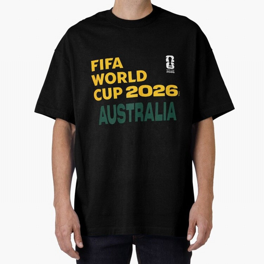 World Cup26 Australia Block Letters Classic T-Shirt Live the Energy of the FIFA World Cup 2026 USA Canada Mexico Journey through Messi and Cristiano Ronaldo Highlights, Netherlands Pride, Supporter Pride, Iconic Celebrations, Legendary Names and