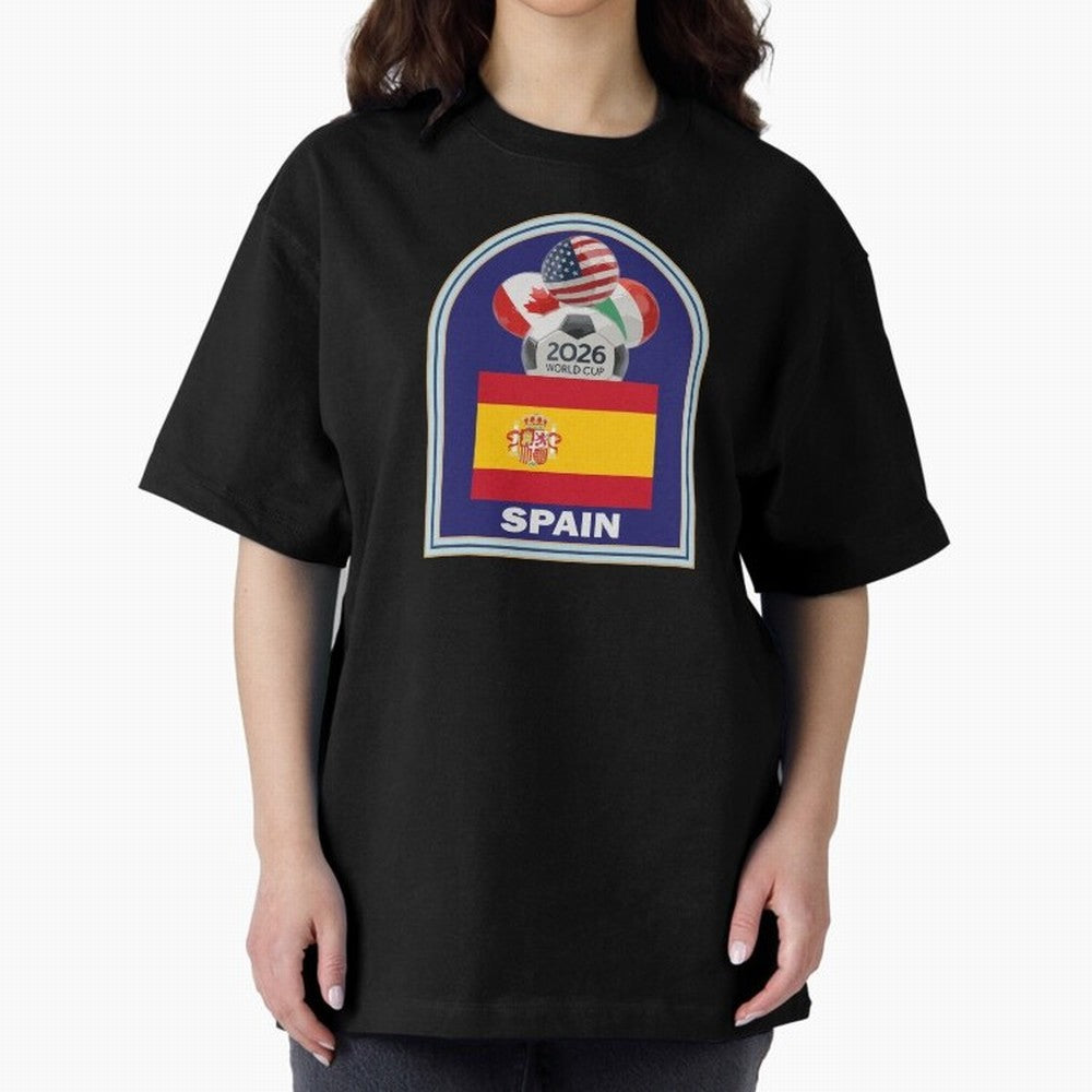 Spain 2026 Soccer T-shirt Classic T-Shirt Show Your Tournament Heart for Global Football Passion for FIFA World Cup 2026 Group Stage, Driven by Haaland, France, Goal Celebration Energy, Supporter Heritage, Football Icons and Worldwide Tournament