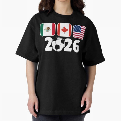 2026 World Cup North America Emblem Retro Classic T-Shirt Live the Energy of FIFA World Cup 2026 Group Stage Filled with Cristiano Ronaldo, Haaland and CR7, Argentina Energy, Worldwide Fan Energy, Dramatic Goals, Stadium Lights and Championship
