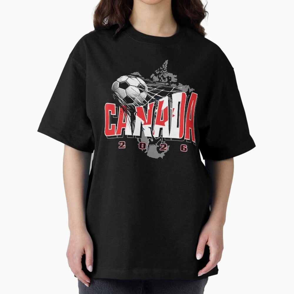 Canada Soccer Football World Fan Classic T-Shirt Join Supporters Worldwide for Match Day Hype around FIFA World Cup 2026 Group Stage, Cristiano Ronaldo, Haaland and CR7, Argentina, France and Brazil, Goal Celebration Energy, Supporter Heritage,