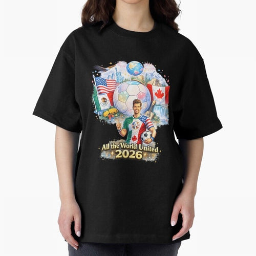All The World United 2026 Football Classic T-Shirt Celebrate Fan Culture around Global Football Passion for FIFA World Cup 2026, Made for Haaland and Mbappe, Netherlands, Supporter Pride, Iconic Celebrations, Legendary Names and Global Match Day
