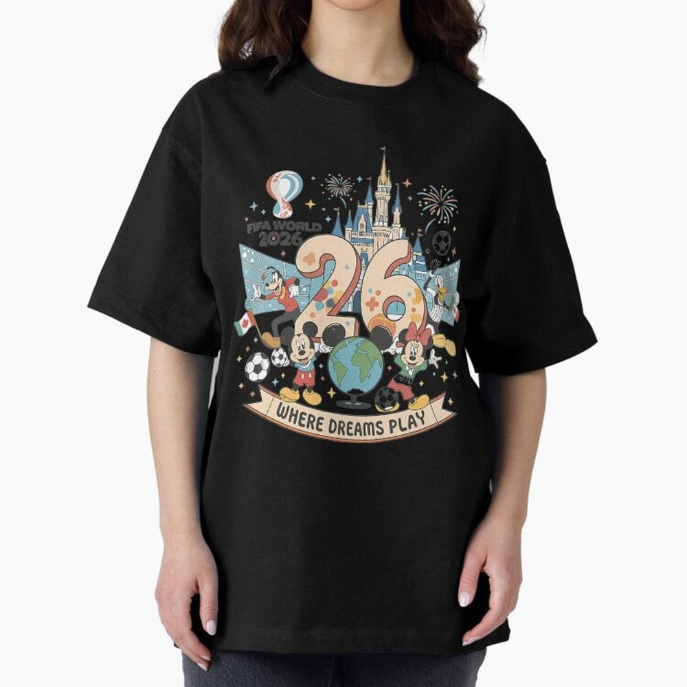 Dreamland Football 2026 Classic T-Shirt Show Support during FIFA World Cup 2026 Spirit, Filled with Portugal, Messi, Football Passion, Legendary Performances, Festival Vibes and Supporter Community; Great for Watch Parties, Sports Bars, Family