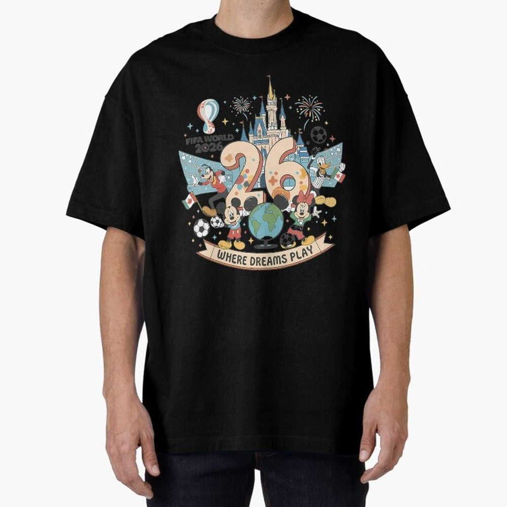 Dreamland Football 2026 Classic T-Shirt Show Support during FIFA World Cup 2026 Spirit, Filled with Portugal, Messi, Football Passion, Legendary Performances, Festival Vibes and Supporter Community; Great for Watch Parties, Sports Bars, Family