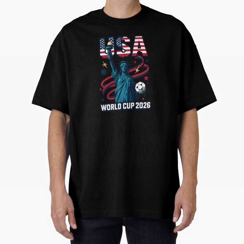 Official USA World Cup 2026 Merchandise Classic T-Shirt Feel the Roar of Match Day Hype around FIFA World Cup 2026, Messi, CR7 and Mbappe, Spain, Worldwide Fan Energy, Dramatic Goals, Stadium Lights and Championship Celebrations; Perfect for