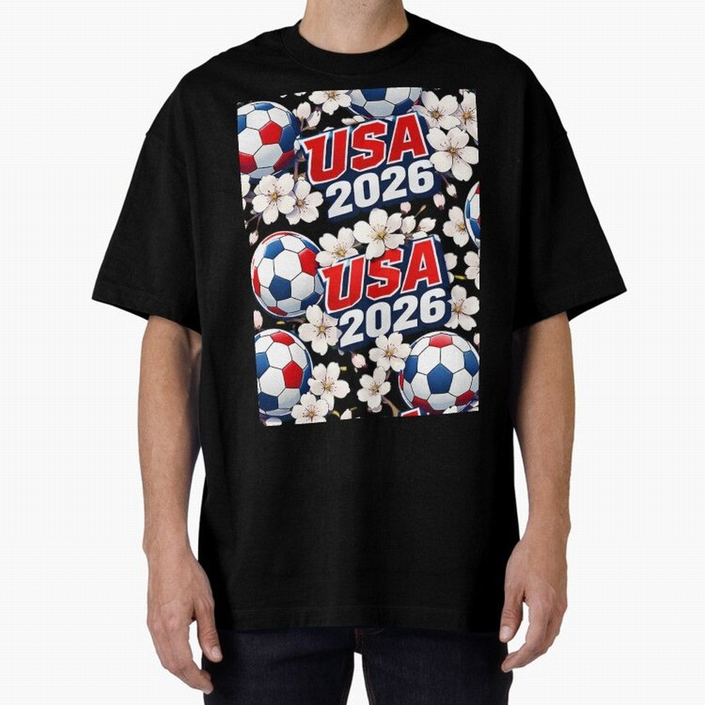 USA 2026 Soccer World Cup Pattern - Artistic Picasso Style Football Classic T-Shirt Feel the Heartbeat of FIFA World Cup 2026 Group Stage Spirit, with England, France and Netherlands, Messi, CR7 and Mbappe, Football History, Final Match Energy,