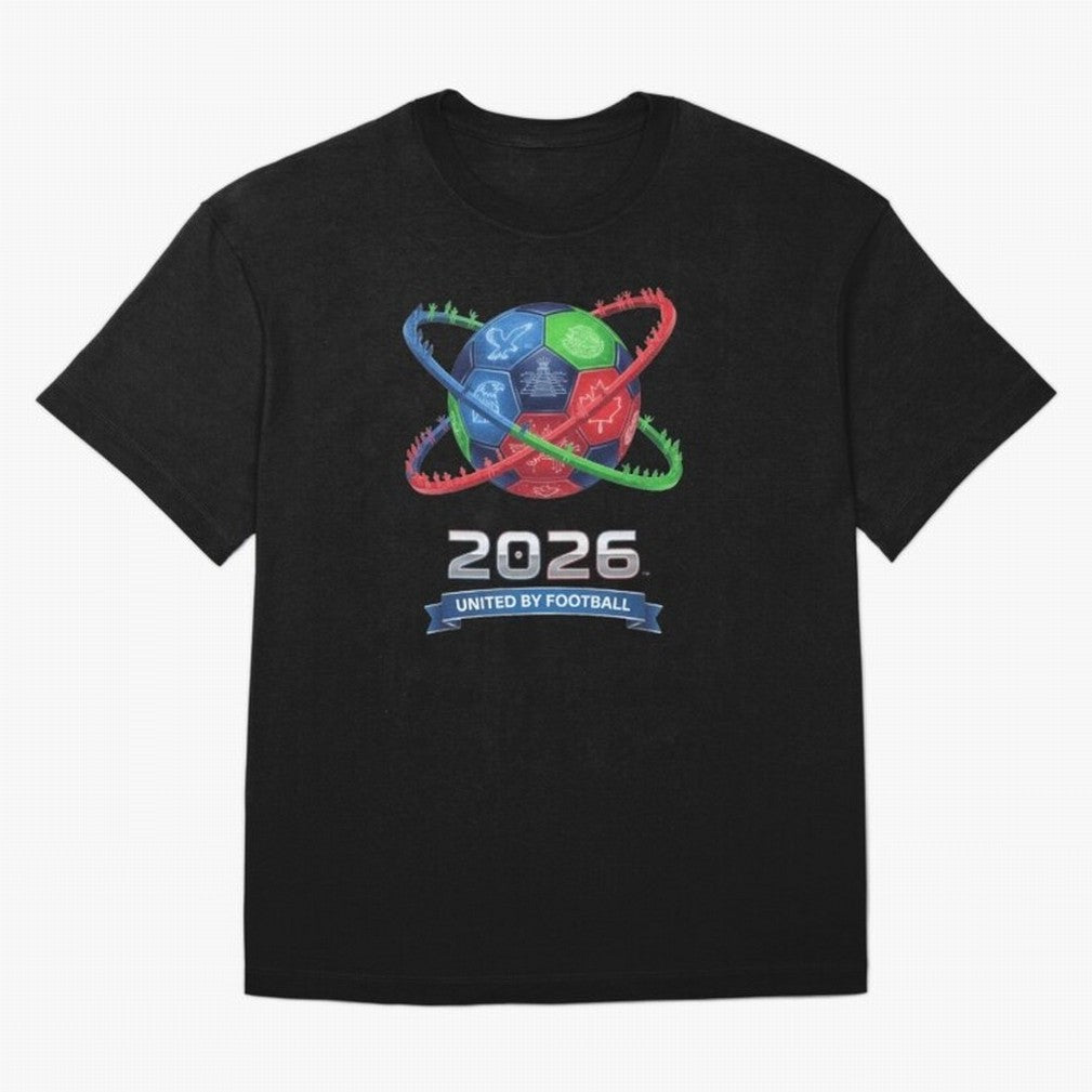 United by Football 2026 Global Connectivity Logo Classic T-Shirt Bring Legendary Rivalry Energy to FIFA World Cup 2026 USA Canada Mexico Featuring CR7 and Messi, England and Germany Energy, Goal Celebration Energy, Supporter Heritage, Football