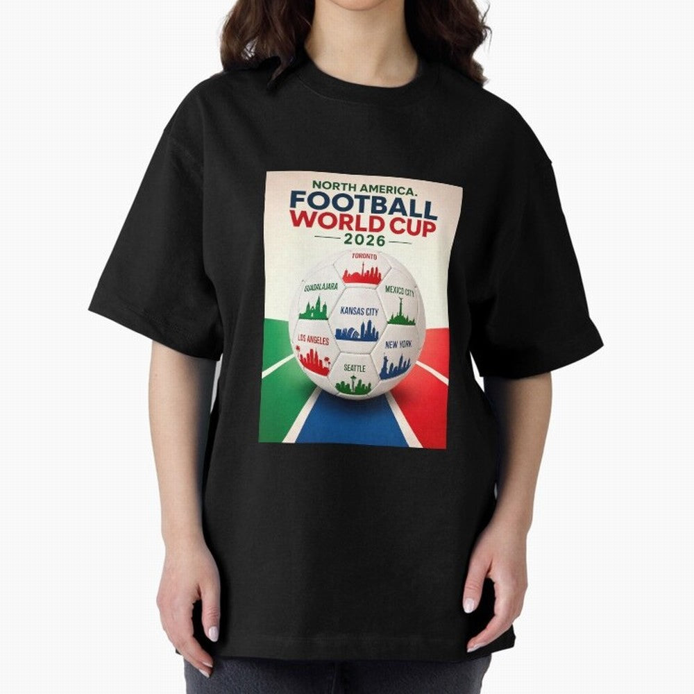 North America Football 2026 Classic T-Shirt Create FIFA World Cup 2026 for Fans of Neymar, Haaland and Cristiano Ronaldo and Brazil, Portugal and Argentina, Bringing Supporter Pride, Iconic Celebrations, Legendary Names and Global Match Day Energy;
