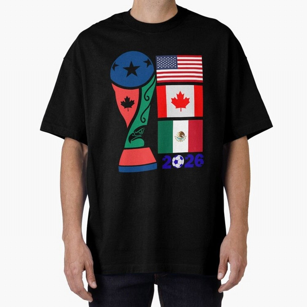 North America Football Unity 2026 Classic T-Shirt Support FIFA World Cup 2026 USA Canada Mexico Filled with Cristiano Ronaldo, Haaland and CR7, Spain and Netherlands Energy, Soccer Culture, Superstar Moments, National Team Dreams and Competitive