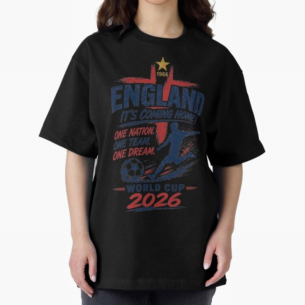 England Fan Art for World Cup 2026 Classic T-Shirt Bring World Football Passion into FIFA World Cup 2026 for Fans of CR7 and Messi and Portugal, Bringing Goal Celebration Energy, Supporter Heritage, Football Icons and Worldwide Tournament Joy; Made