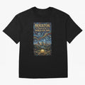 Houston Starry Night Skyline World Cup 2026 Soccer Poster ¡ª Van Gogh Fine Art Print Classic T-Shirt Spotlight Global Football Passion for FIFA World Cup 2026 USA Canada Mexico, Filled with Mbappe and Neymar, Spain, Football Passion, Legendary
