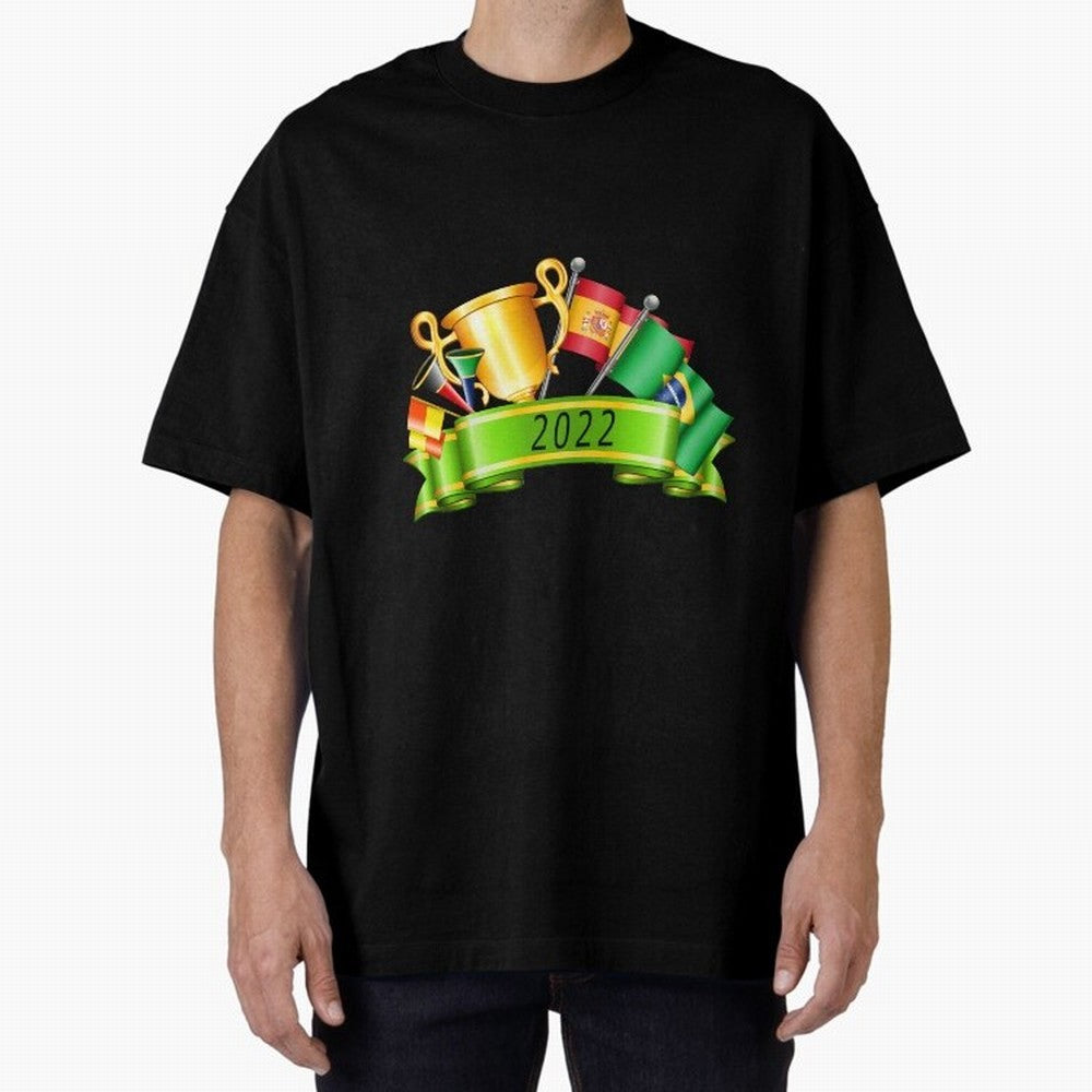 World Cup 2022 Qatar Spain Brazil Classic T-Shirt Upgrade Match Day Hype around FIFA World Cup 2026 Group Stage, Haaland, England, Retro Football Energy, Iconic Rivalries, Trophy Chase Drama and Stadium Atmosphere; Built for Supporters Chasing