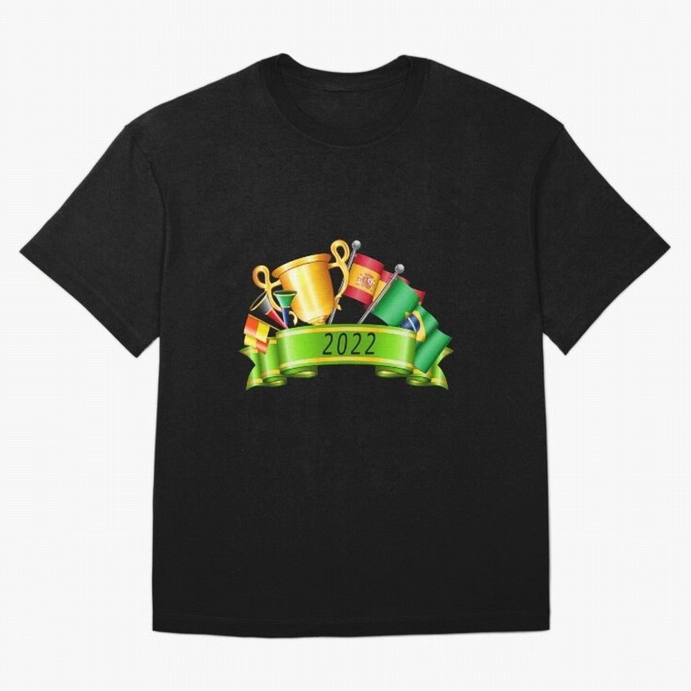 World Cup 2022 Qatar Spain Brazil Classic T-Shirt Upgrade Match Day Hype around FIFA World Cup 2026 Group Stage, Haaland, England, Retro Football Energy, Iconic Rivalries, Trophy Chase Drama and Stadium Atmosphere; Built for Supporters Chasing