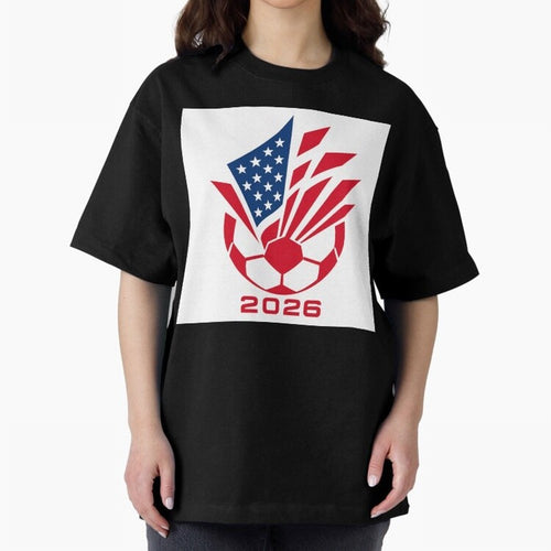 American Soccer 2026 Flag Burst Emblem Classic T-Shirt Embrace FIFA World Cup 2026 USA Canada Mexico Spirit, Driven by Portugal, Spain and Germany, Haaland and Mbappe, Fan Favorite Moments, National Team Passion, Big Match Drama and Soccer History;