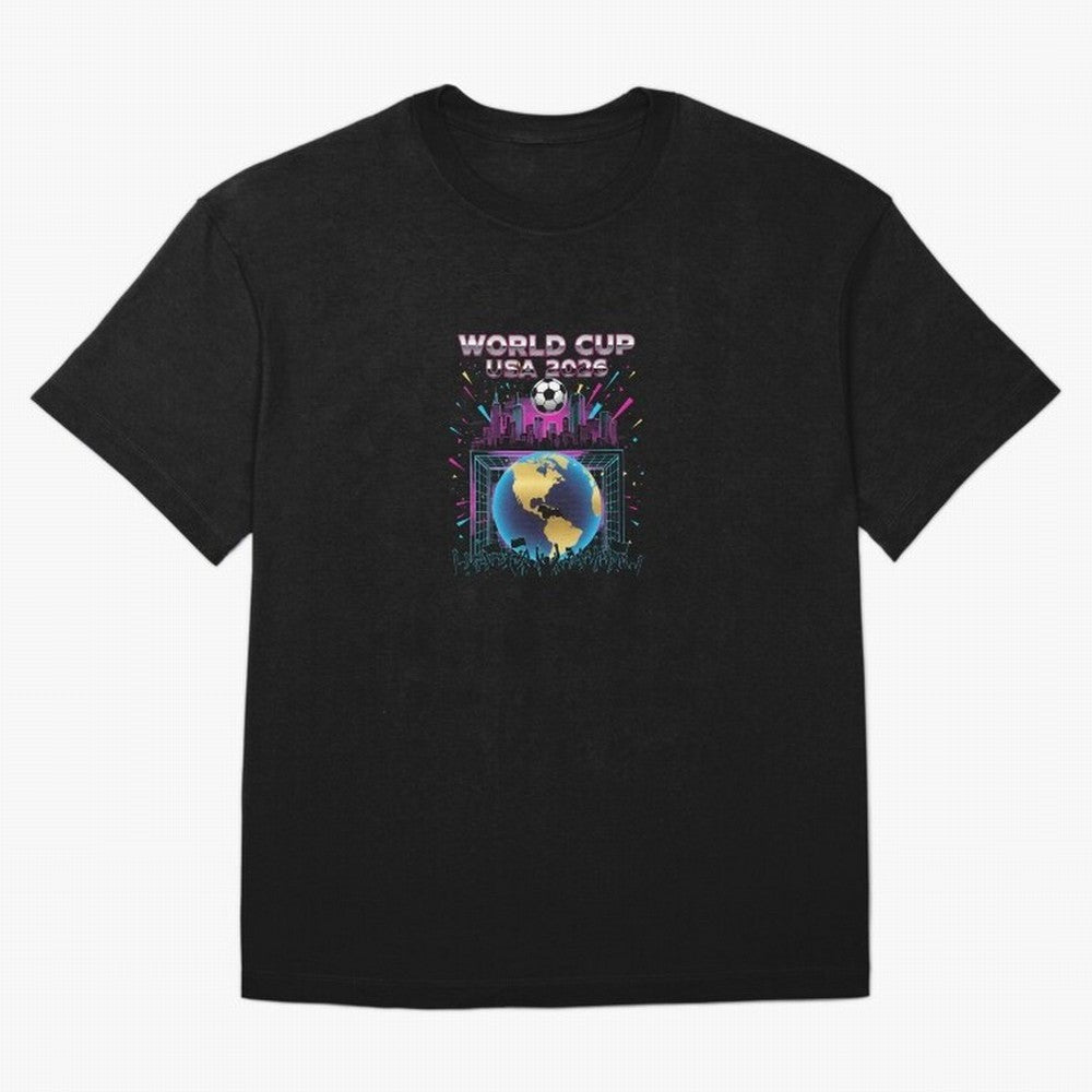 World Cup USA 2026 - Retro Soccer City Celebration Classic T-Shirt Bring Bold Fan Energy to FIFA World Cup 2026 Group Stage Capturing Cristiano Ronaldo, Brazil, Portugal and Argentina Energy, Vintage Soccer Flavor, Modern Football Stars, National