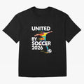 United by Soccer 2026 Football Fan Hoodie International Cup Style Graphic Classic T-Shirt Celebrate Fan Favorites in Global Football Passion for FIFA World Cup 2026, Driven by Mbappe and Neymar, Argentina and Brazil, Retro Football Energy, Iconic