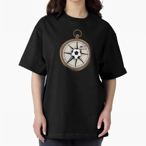 All Roads Lead to 2026 USA Compass Soccer World Cup Classic T-Shirt Celebrate Golden Goal Energy in FIFA World Cup 2026 Group Stage Connected to Mbappe and Neymar, Brazil Energy, Football Passion, Legendary Performances, Festival Vibes and