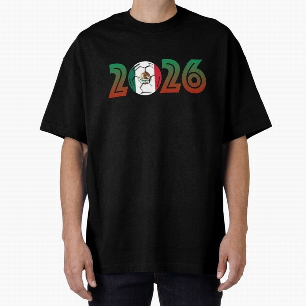 Mexico Soccer 2026 Design Classic T-Shirt Mark Global Football Passion for FIFA World Cup 2026 USA Canada Mexico, with Messi, Neymar and Mbappe, Brazil, Retro Football Energy, Iconic Rivalries, Trophy Chase Drama and Stadium Atmosphere; Created for