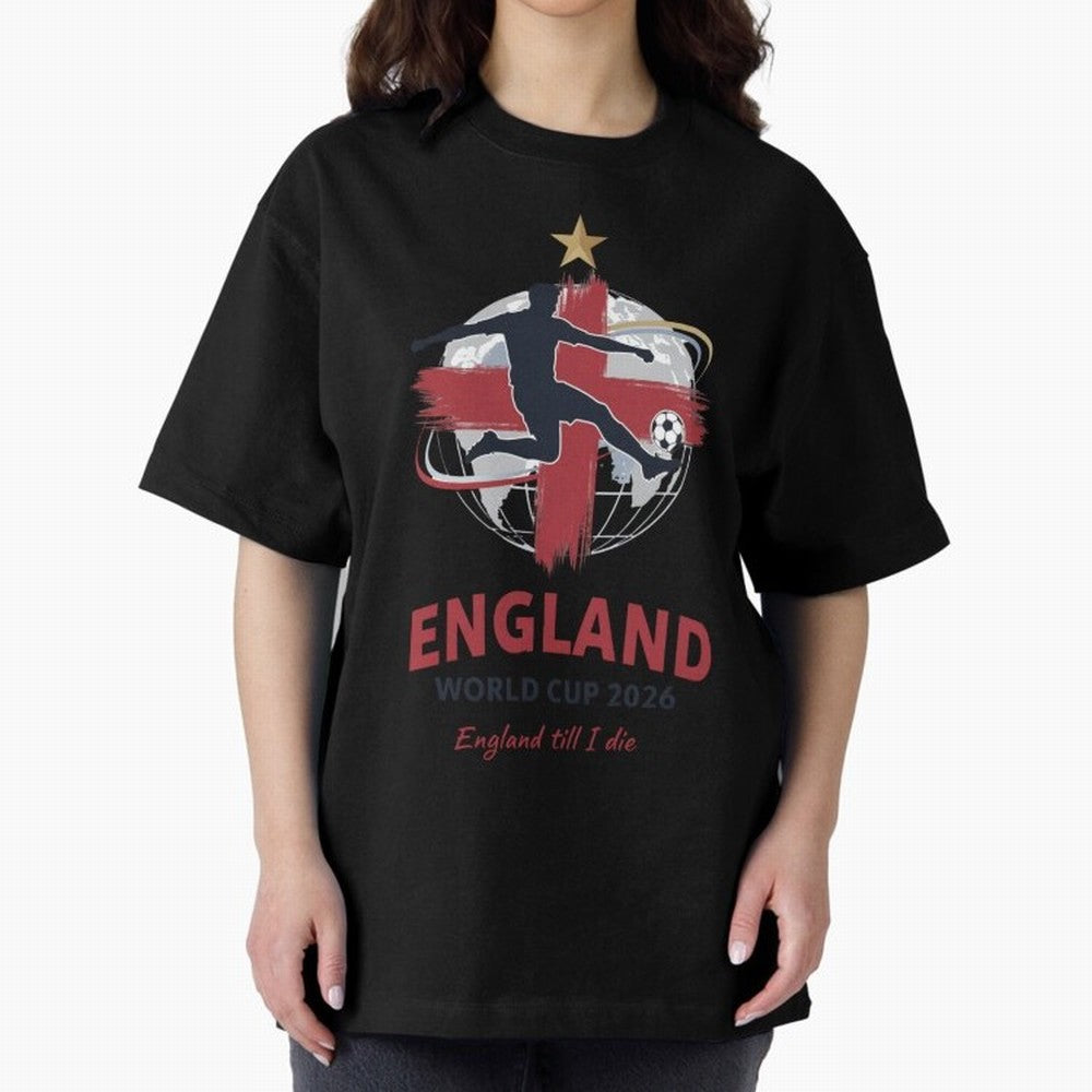 England - World Cup 2026 Fan Art Classic T-Shirt Celebrate Football Heritage in the FIFA World Cup 2026 Journey through Cristiano Ronaldo Highlights, Argentina, France and Brazil Pride, Worldwide Fan Energy, Dramatic Goals, Stadium Lights and