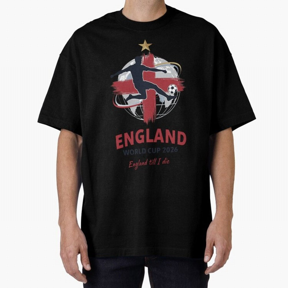 England - World Cup 2026 Fan Art Classic T-Shirt Celebrate Football Heritage in the FIFA World Cup 2026 Journey through Cristiano Ronaldo Highlights, Argentina, France and Brazil Pride, Worldwide Fan Energy, Dramatic Goals, Stadium Lights and