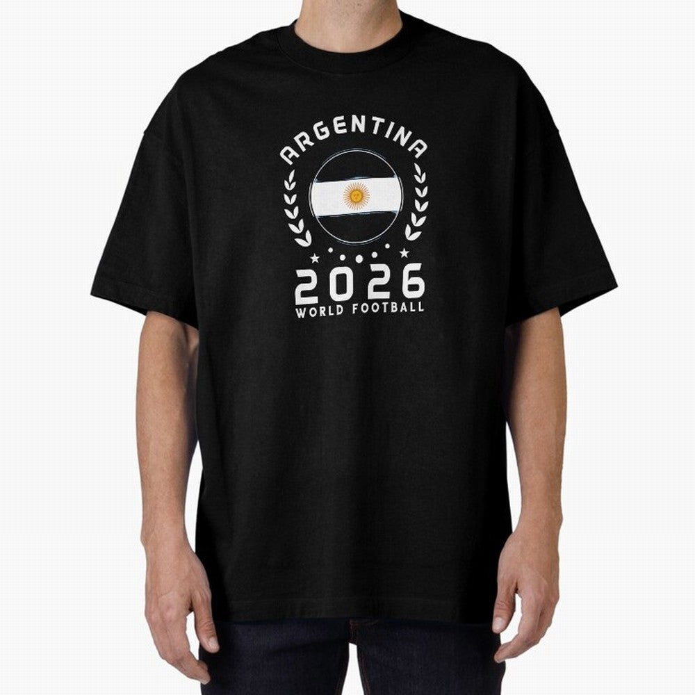 World Cup 2026 Argentina Football Fan Argentine Supporter T-Shirt_85614595 Classic T-Shirt Unlock FIFA World Cup 2026 USA Canada Mexico Spirit, Inspired by Netherlands, Mbappe and Neymar, Retro Football Energy, Iconic Rivalries, Trophy Chase Drama