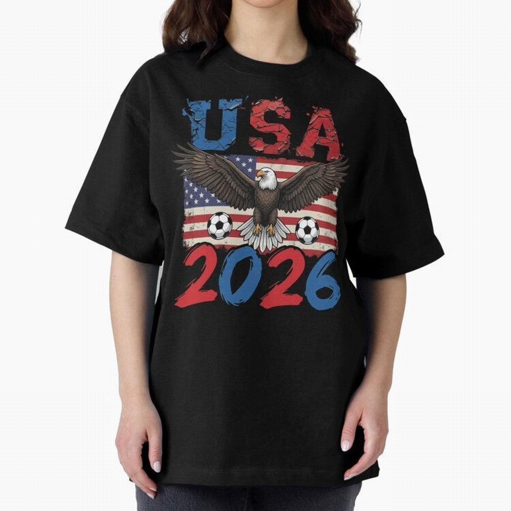 USA world cup 2026 soccer fan Classic T-Shirt Celebrate the Magic of Global Football Passion for FIFA World Cup 2026, Filled with Messi, CR7 and Mbappe, France and Portugal, Retro Football Energy, Iconic Rivalries, Trophy Chase Drama and Stadium