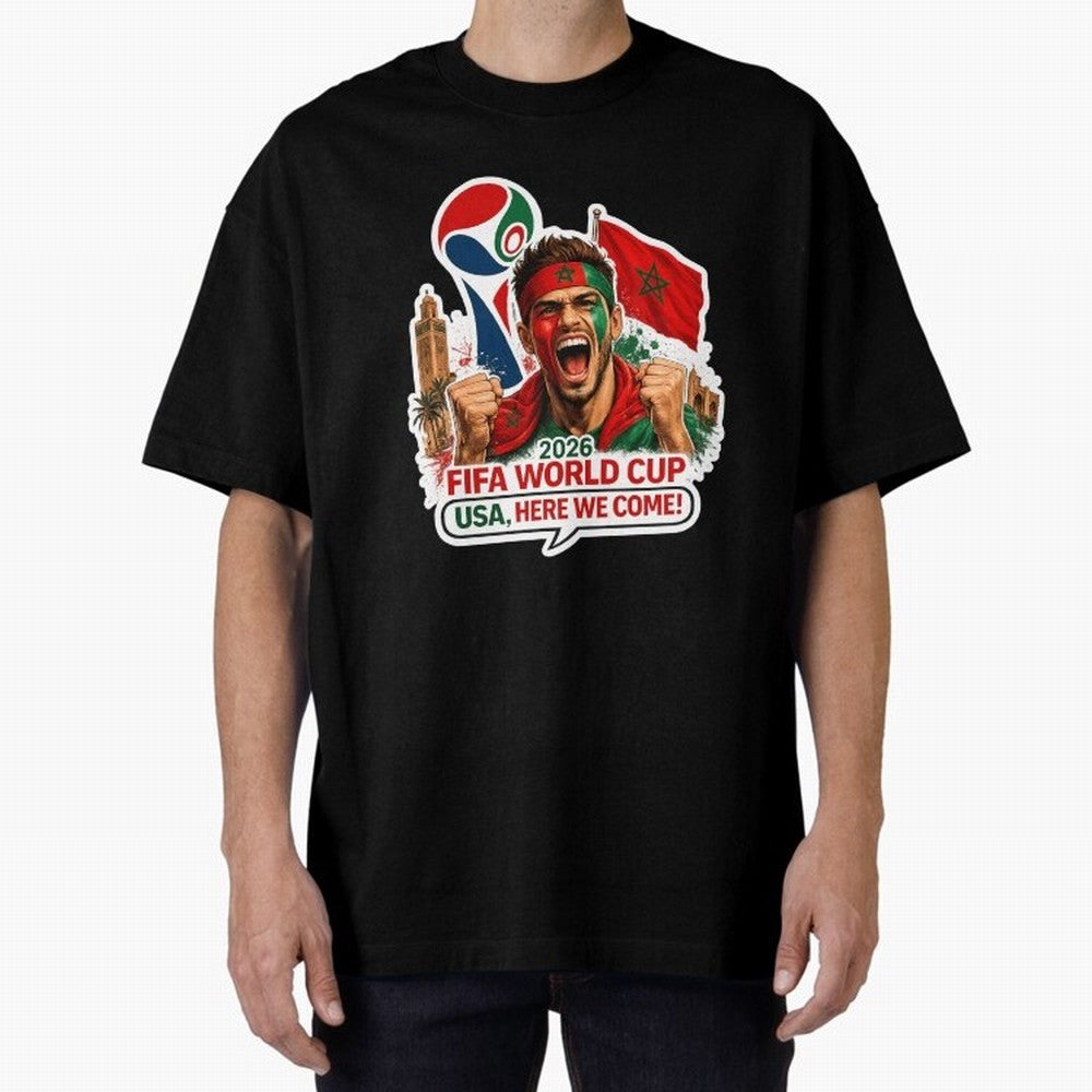 Morocco 2026 World Cup Fan Classic T-Shirt Honor the FIFA World Cup 2026 Journey through Cristiano Ronaldo Highlights, Argentina Pride, Sports Nostalgia, International Competition, Famous Players and Unforgettable Victories; Created for Match Day