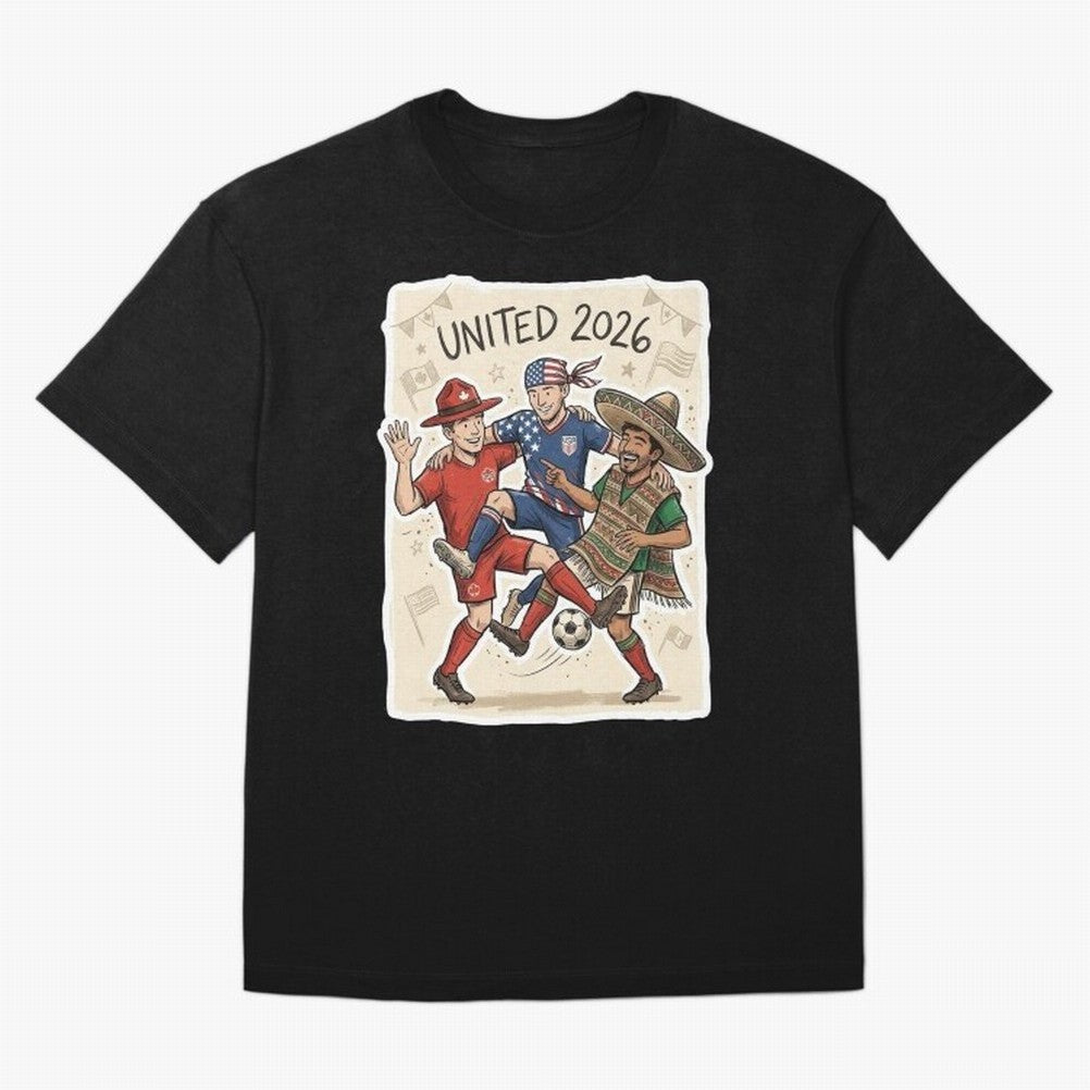 USA Canada Mexico Football Fans Classic T-Shirt Show Love for Legendary Goals in FIFA World Cup 2026 Filled with Messi, Neymar and Mbappe, Spain Energy, Supporter Pride, Iconic Celebrations, Legendary Names and Global Match Day Energy; Created for