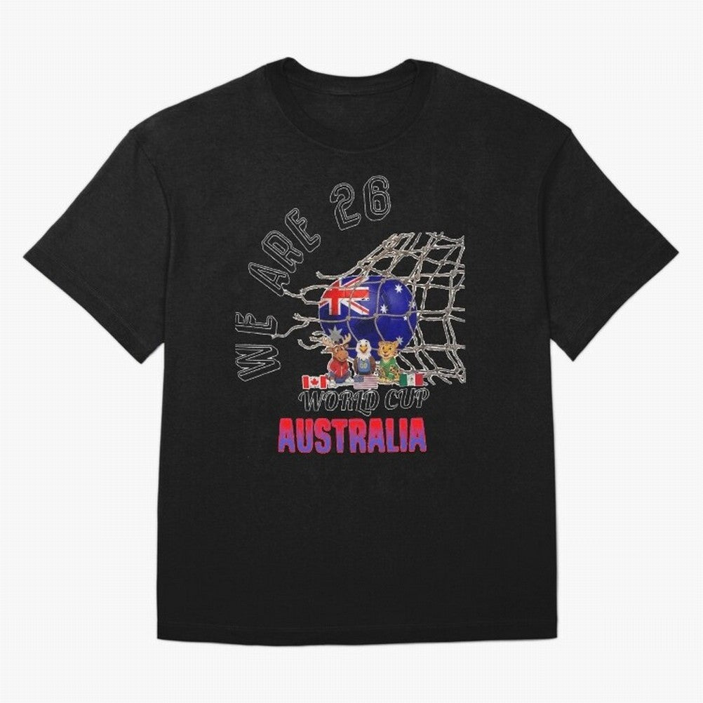 World cup 26 - Australia Classic T-Shirt Celebrate Football Heritage in FIFA World Cup 2026 Group Stage for Fans of Messi and Cristiano Ronaldo and Spain, Bringing Football Festival Excitement, Trophy Ambitions, Country Rivalries and Star Player