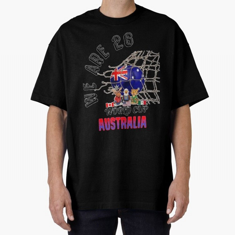 World cup 26 - Australia Classic T-Shirt Celebrate Football Heritage in FIFA World Cup 2026 Group Stage for Fans of Messi and Cristiano Ronaldo and Spain, Bringing Football Festival Excitement, Trophy Ambitions, Country Rivalries and Star Player