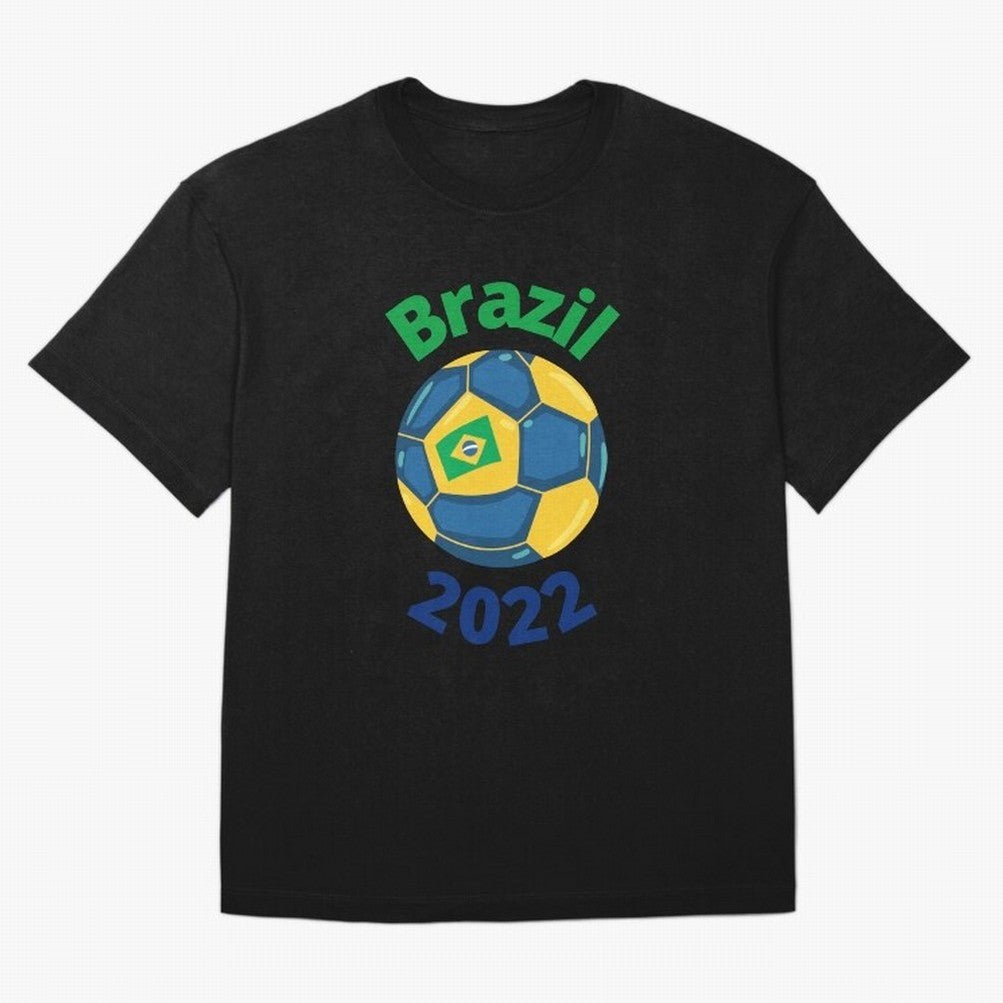 Brazil 2022 Classic T-Shirt Keep Football History Alive during FIFA World Cup 2026 USA Canada Mexico Spirit, Made for Spain, Mbappe, Sports Nostalgia, International Competition, Famous Players and Unforgettable Victories; Ideal for Passionate Fans