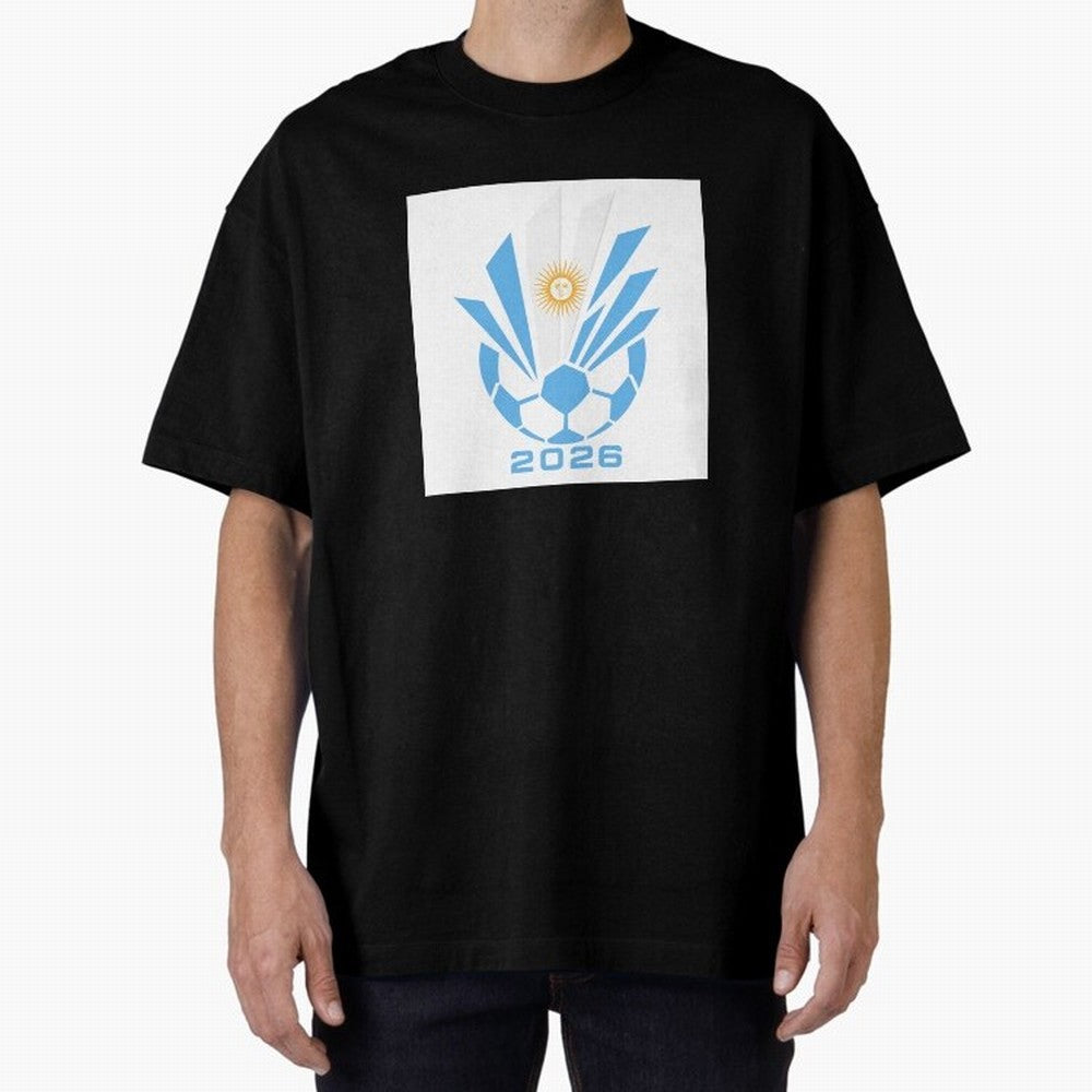 Argentina Soccer 2026 Sun Burst Emblem Classic T-Shirt Wear the Spirit of Global Football Passion for FIFA World Cup 2026 USA Canada Mexico, Filled with Messi, CR7 and Mbappe, England and Germany, Tournament Hype, Historic Matchups, Family Viewing